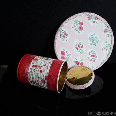 Декупаж интерьерные банки шкатулки - 2