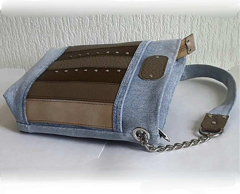 С натуральной кожей сумка crossbody - 5