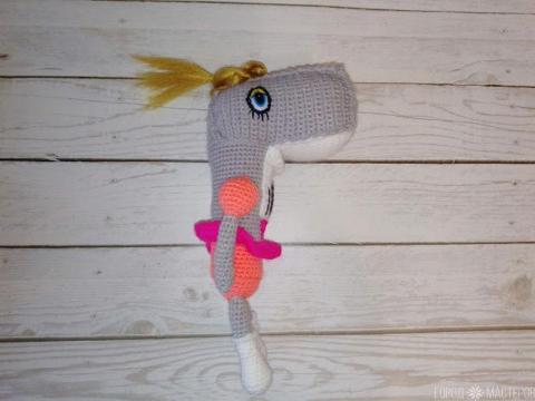 Вязаные игрушки Губка Боб,Мистер Краб,Перл,Сенди,планктон - 5