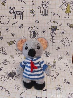 Вязаная игрушка коала - 2