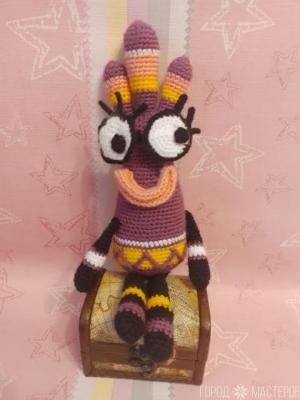 Вязаная Юси из мультика «Куми-Куми» 28 см - 2
