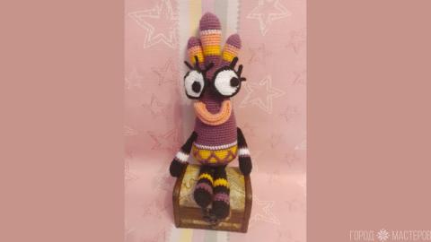 Вязаная Юси из мультика «Куми-Куми» 28 см - 4