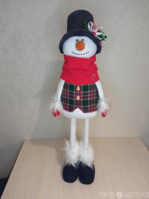 Снеговик в скандинавском стиле - 2