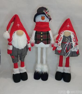 Снеговик в скандинавском стиле - 4