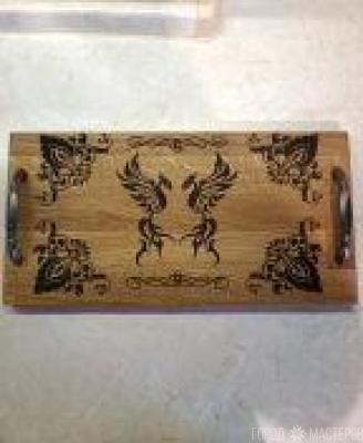 Поднос с ручками. - 2