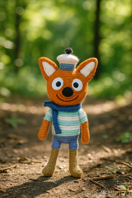 Вязаные Три кота. Карамелька,коржик,кампот - 8