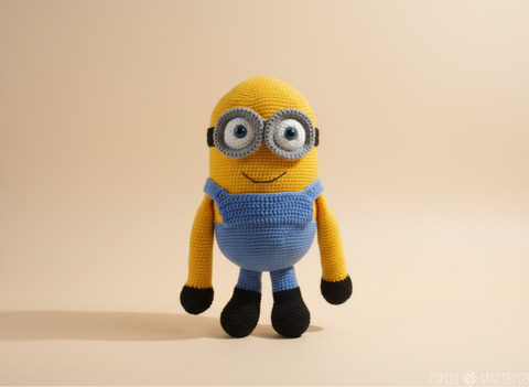 Вязаный миньон.32 см. Ручная работа - 9