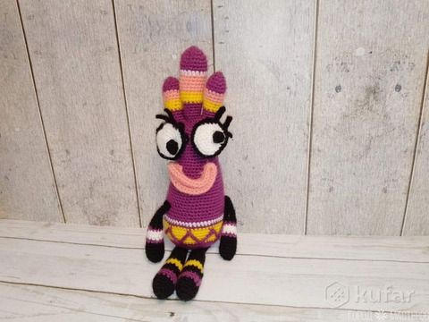 Вязаная Юси из мультика «Куми-Куми» 28 см