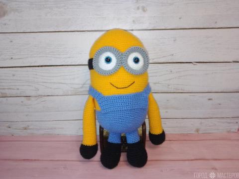 Вязаный миньон.32 см. Ручная работа - 3