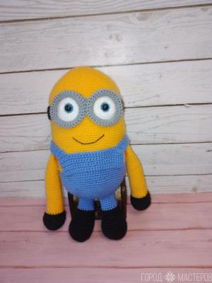 Вязаный миньон.32 см. Ручная работа - 4