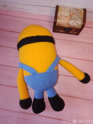 Вязаный миньон.32 см. Ручная работа - 5