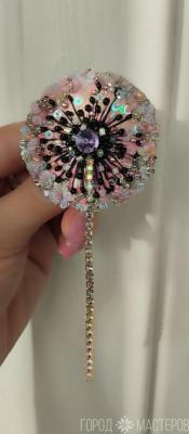 Брошь "Одуванчик" - 4