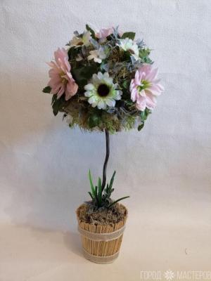 Топиарий-дерево счастья, любви и достатка. - 3