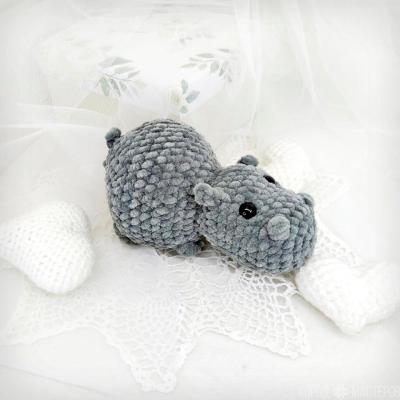 Бегемотик Пузатик. Велюровая игрушка - 4