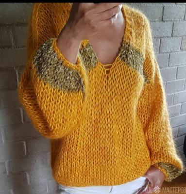 Модный джемпер из кидмохера - 2