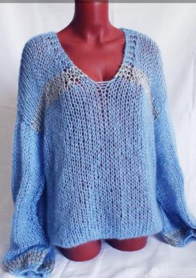 Модный джемпер из кидмохера - 3