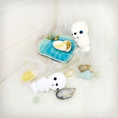 Тюлень. Игрушка вязаная - 3