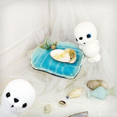 Тюлень. Игрушка вязаная - 4