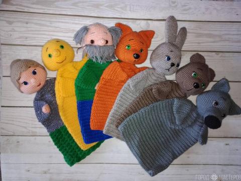 Вязаный кукольный театр ''Колобок'' - 2