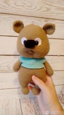 Вязаный хомяк крючком - 2