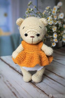 Вязаная игрушка Медвежонок - 4