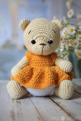 Вязаная игрушка Медвежонок - 5