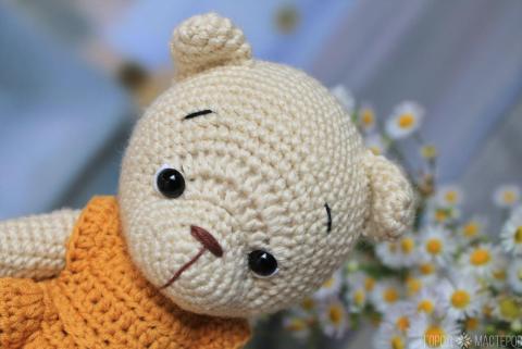 Вязаная игрушка Медвежонок - 3