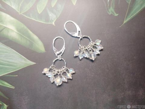 СЕРЬГИ "ХРУСТАЛЬНЫЙ СВЕТ" С АВСТРИЙСКИМ ХРУСТАЛЁМ - 4