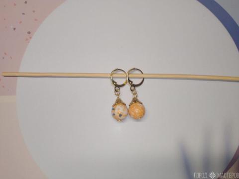 Серьги ''Сказка'' с тигровой яшмой - 2