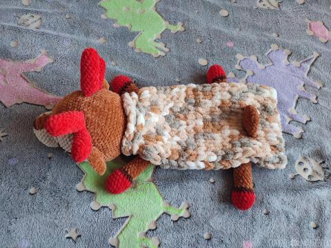 Пижамница-олененок из плюша - 5