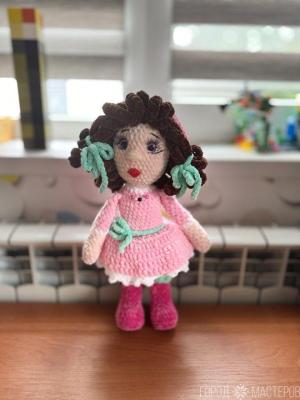 Кукла из плюшевой пряжи - 4
