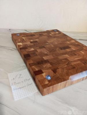 Торцевая разделочная доска из дуба - 2