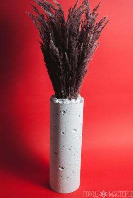 Вазы из бетона для сухоцветов - 2