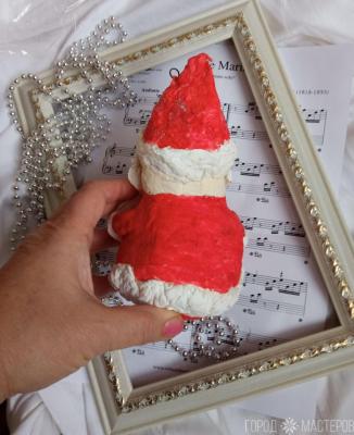 Коллекция Дедов Морозов ватное папье маше - 4