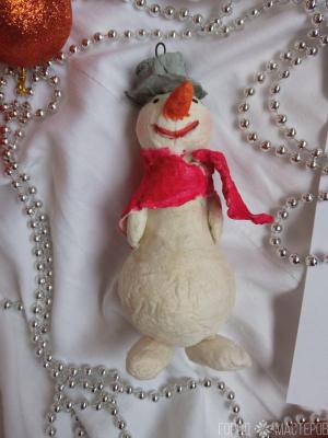 Ёлочные игрушки снеговики - 3