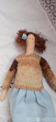 Кукла Тильда в спокойных тонах - 3