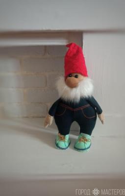 Прикольные джинсовые гномы ручной работы - 2