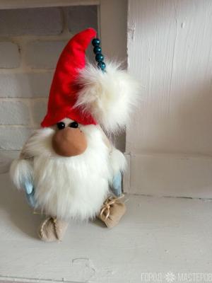 Прикольные джинсовые гномы ручной работы - 5