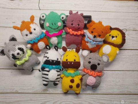 Продаю вязаные игрушки-брелочки ручной работы - 3