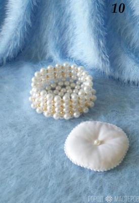 Сумочки для невест в серебре или золоте с жемчугом - 3