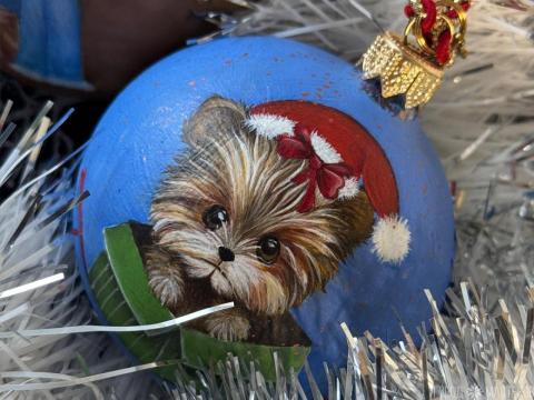 Елочные игрушки, шары на елку, новогодний шар - 2