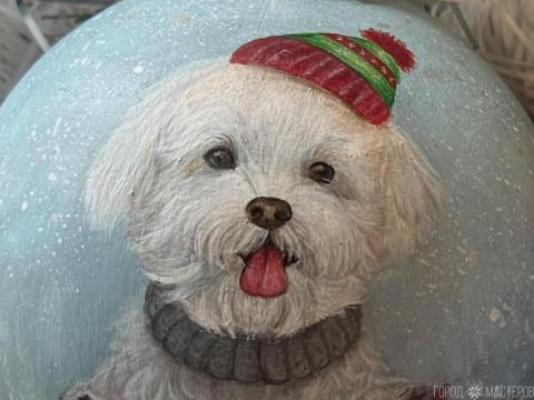 Елочные игрушки, шары на елку, новогодний шар - 3