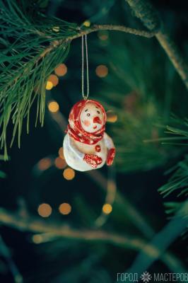 Елочные игрушки из ваты - 2