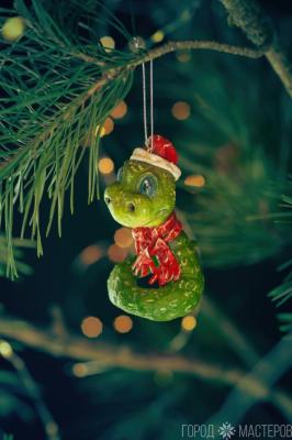 Елочная игрушка из ваты - 3