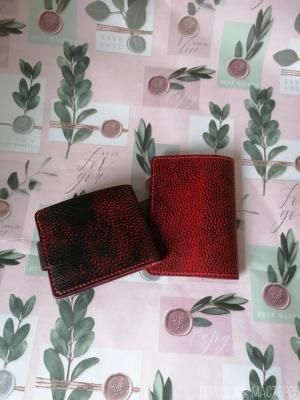 Женский подарочный набор аксессуаров из нат.кожи - 3