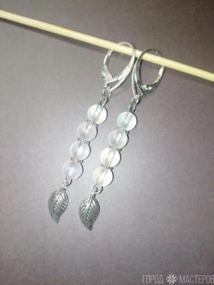 Серьги "Хрустальные капли" - 5