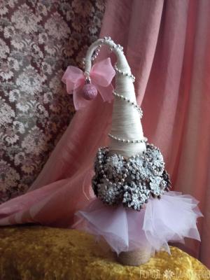 Ёлочка в нежно розовых тонах - 2