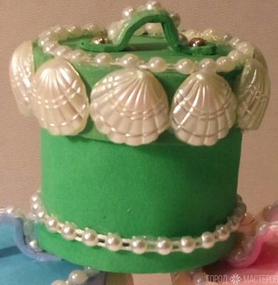 Серьги "Бабочки" дорогостоящие бусины\ изумрудные капельки гранёные - 3