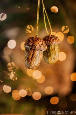 Елочная игрушка из ваты - 3