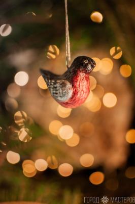 Елочная игрушка из ваты - 4